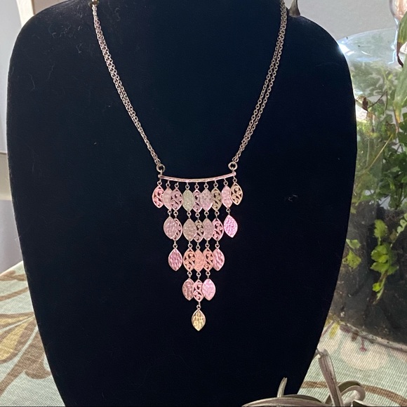 Lois Hill 925 Sterling Silver Chandelier Necklace - Picture 2 of 11